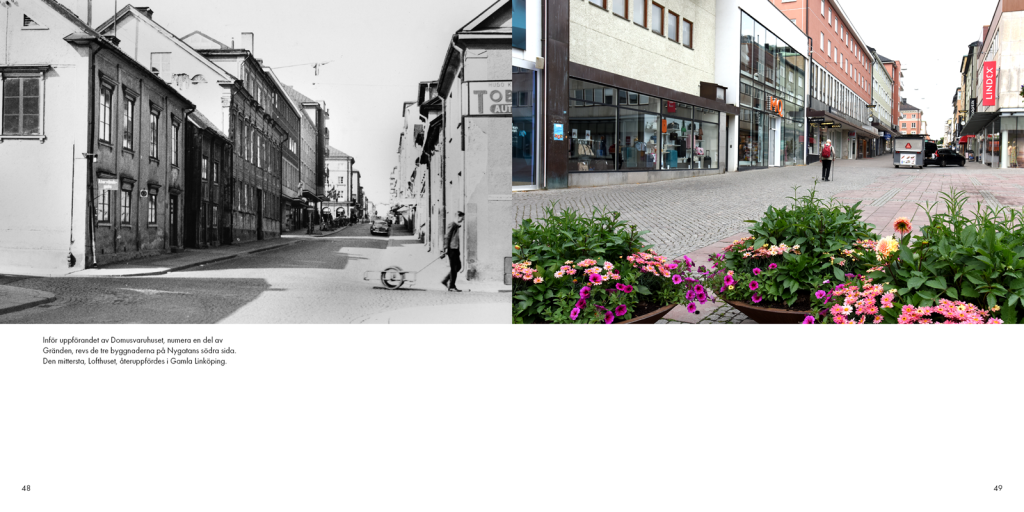 linkopingsbilder5 "Linköping då och nu", Dibb förlag 2024, sid 48-49