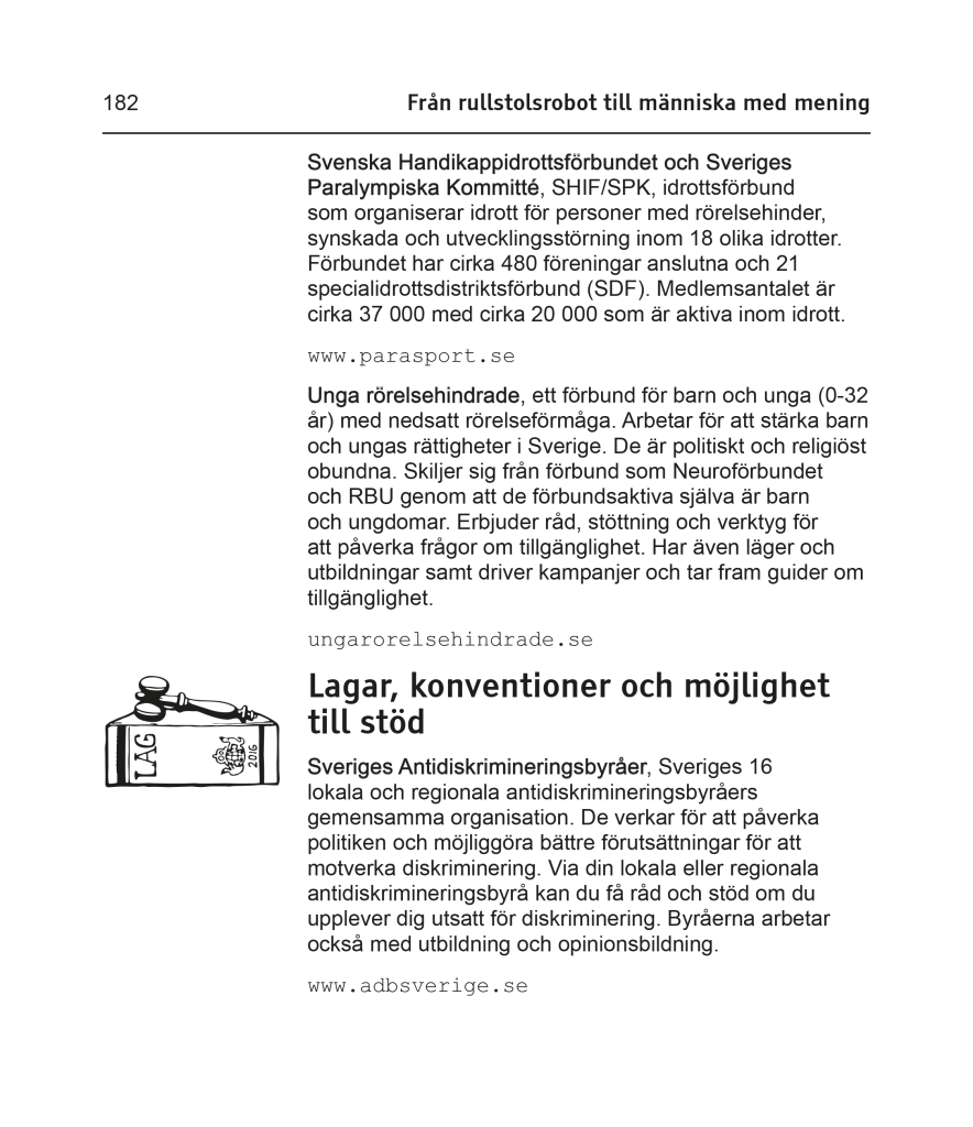rullstolsrobot-182 "Handbok", Kulturkraftverk 2016, sid 182